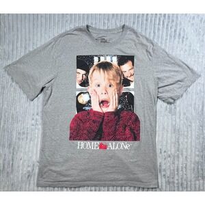 Home Alone Graphic Tee Men's L Classic Holiday Christmas Movie  Parenting Travel